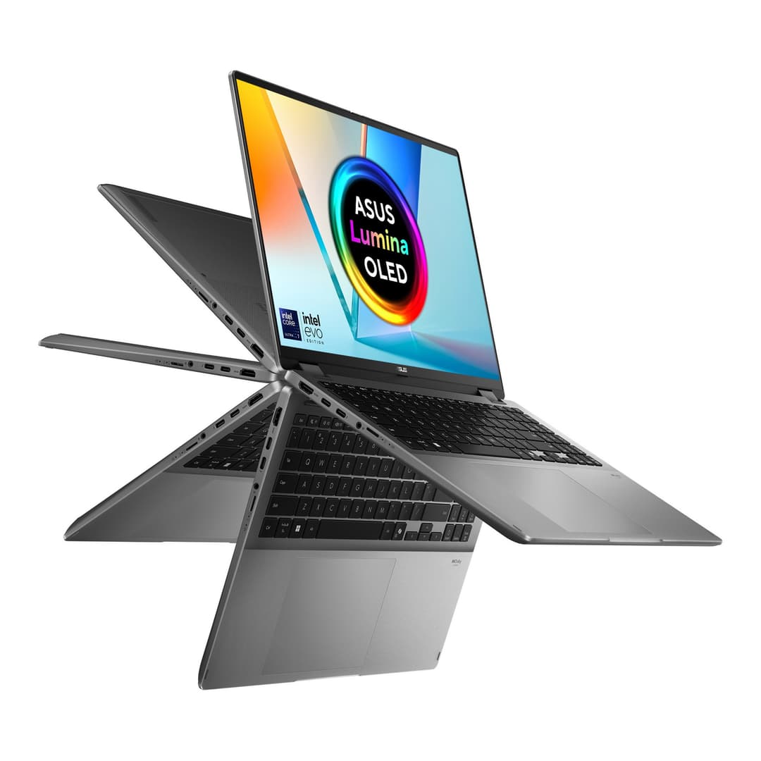 ASUS VivoBook 14 Flip TP3407SA-QL010W Intel Core Ultra 7 256V 16GB RAM 1TB SSD 14" Touchscreen Windows 11 Home 2-in-1 Laptop - Image 1
