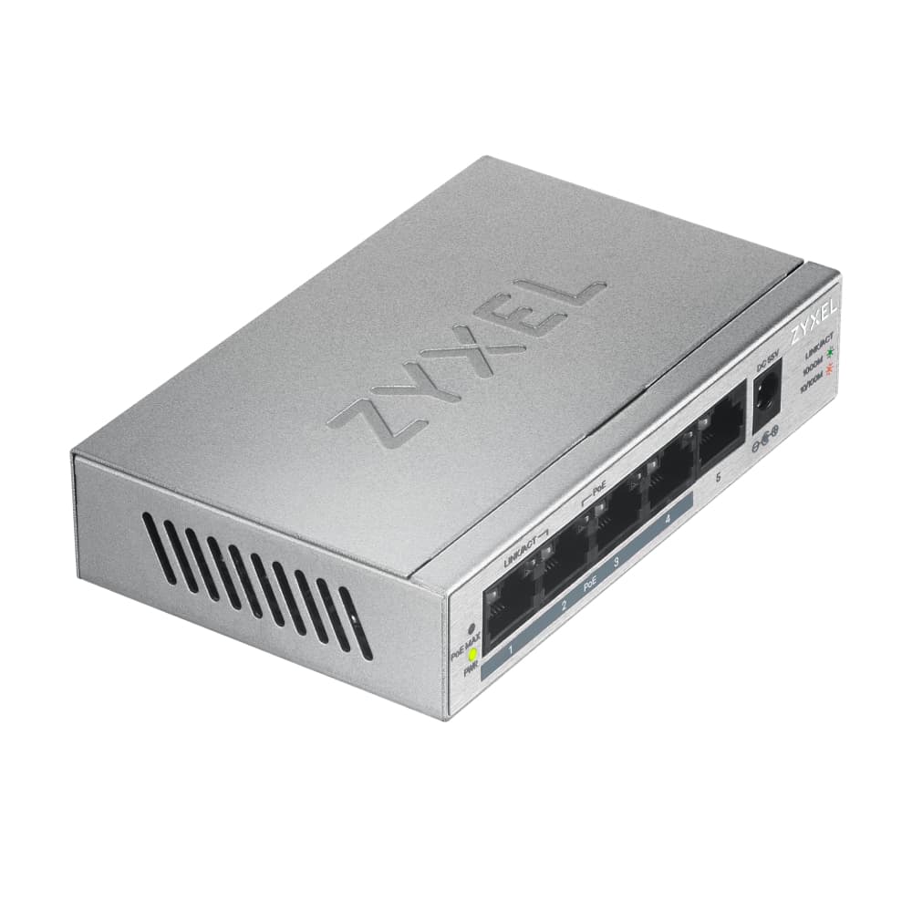 Zyxel GS1005HP-GB0101F 10 Gbit/s Unmanaged 5 x Gigabit Ethernet RJ45 Network Switch - Image 8