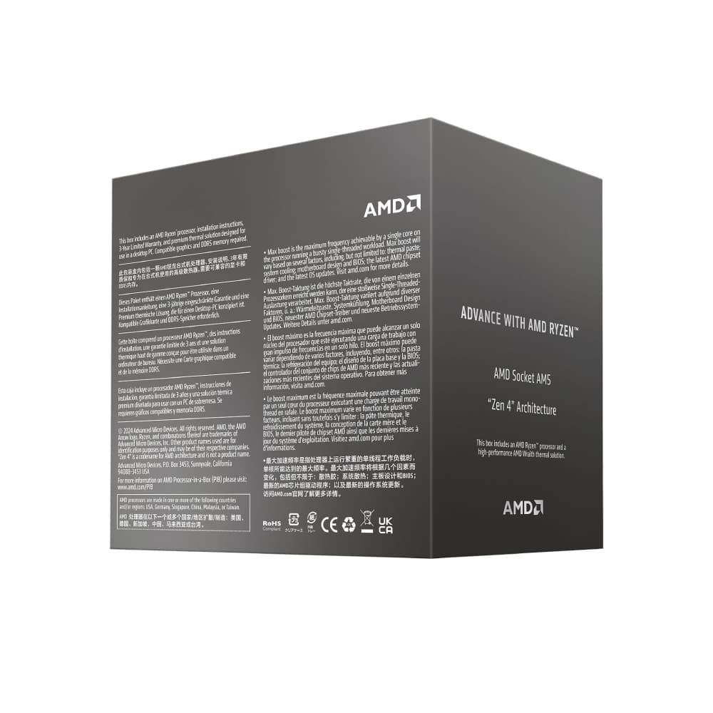 AMD Ryzen 7 8700F AM5 Zen 4 4.10 GHz Dual  Processor - Image 2