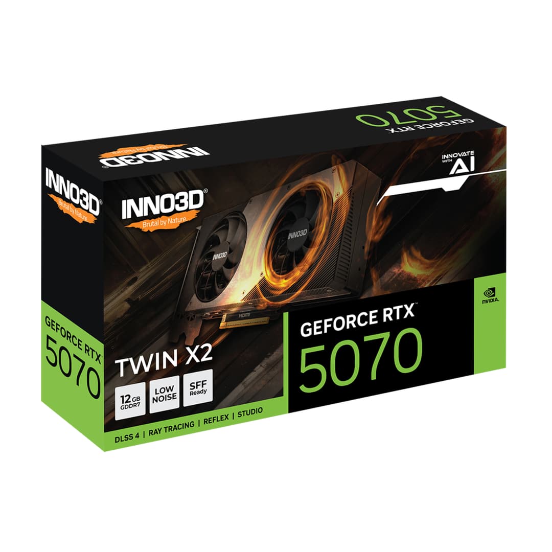 Inno3D GeForce RTX 5070 TWIN X2 12GB Graphics Card - Image 3