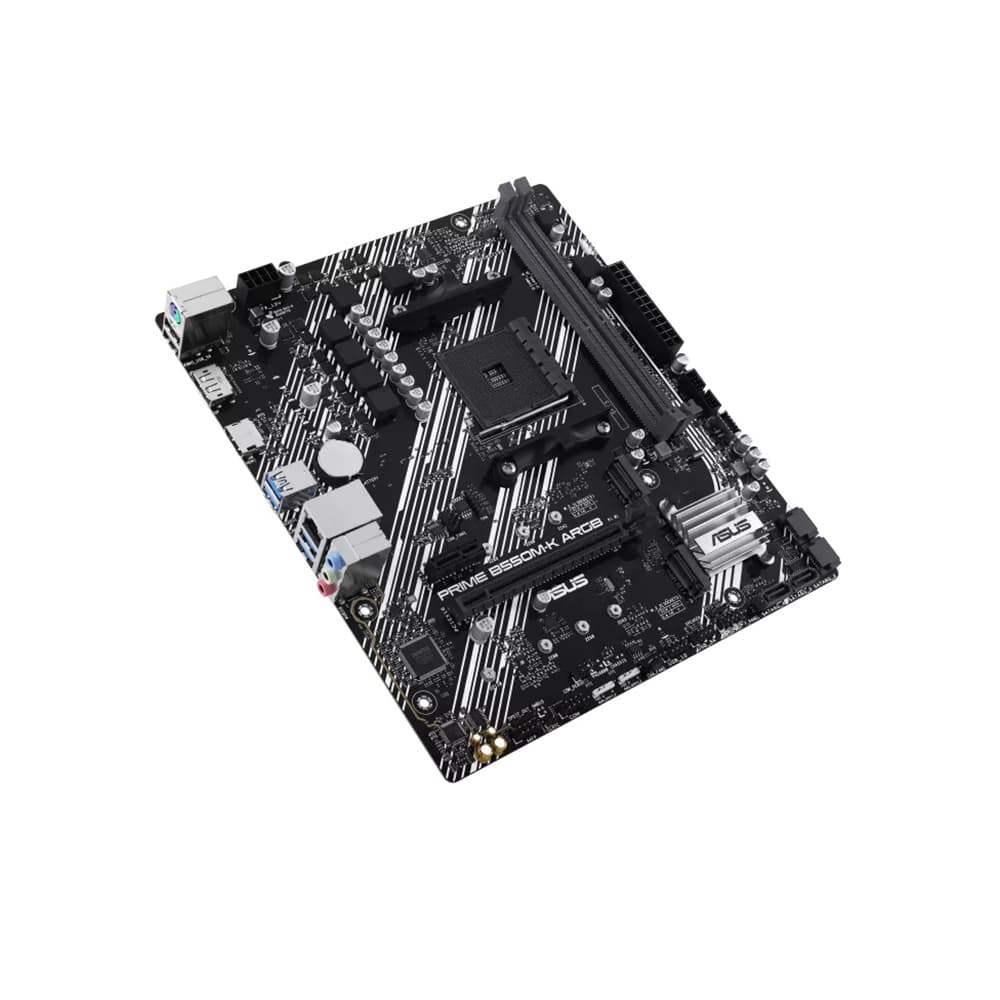 ASUS Prime B550M-K ARGB AMD B550 Micro-ATX Socket AM4 Motherboard - Image 7