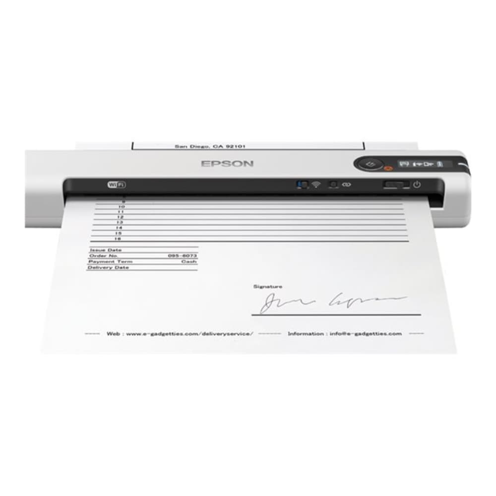 Epson WorkForce DS-80W USB/Wi-Fi Handheld Scanner - Image 1