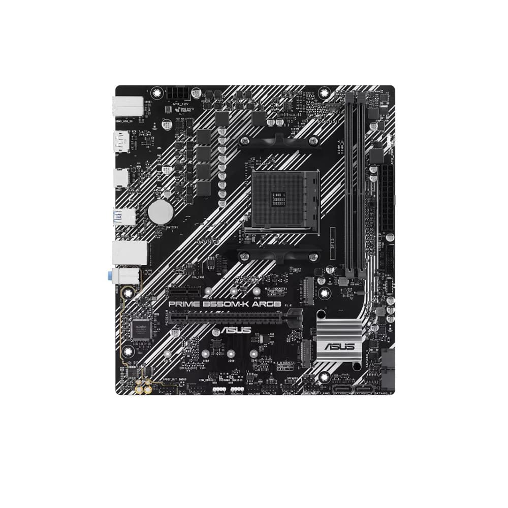 ASUS Prime B550M-K ARGB AMD B550 Micro-ATX Socket AM4 Motherboard - Image 10