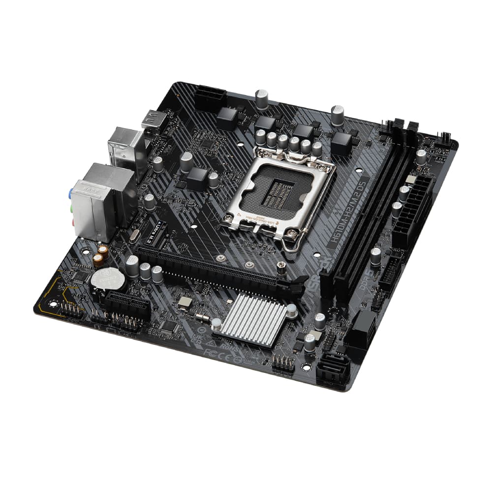 Asrock H610M-H2/M.2 D5 DDR5 Micro-ATX LGA 1700 Motherboard - Image 4