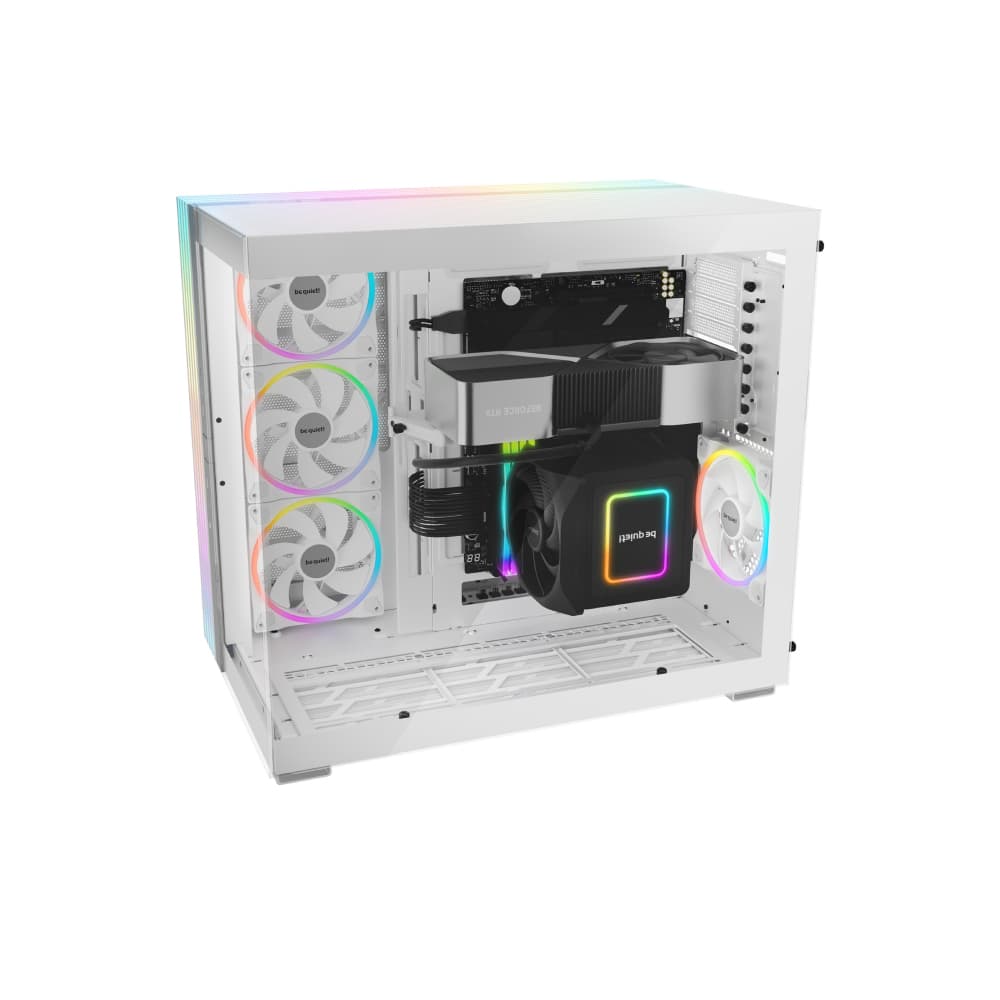 Be Quiet Light Base 900 FX White E-ATX Full Tower ARGB Tempered Glass White PC Case - Image 3