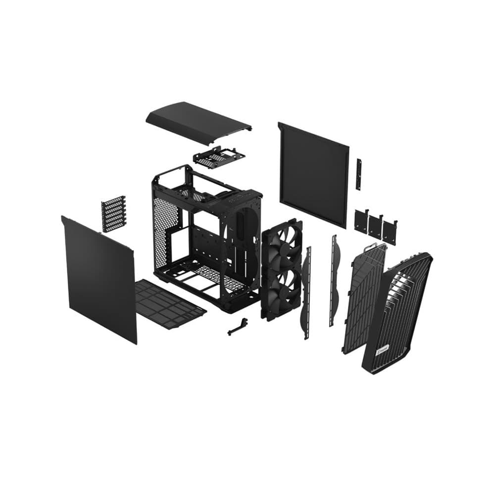 Fractal Design Torrent EATX Mid Tower RGB Steel Case - Black - Image 7