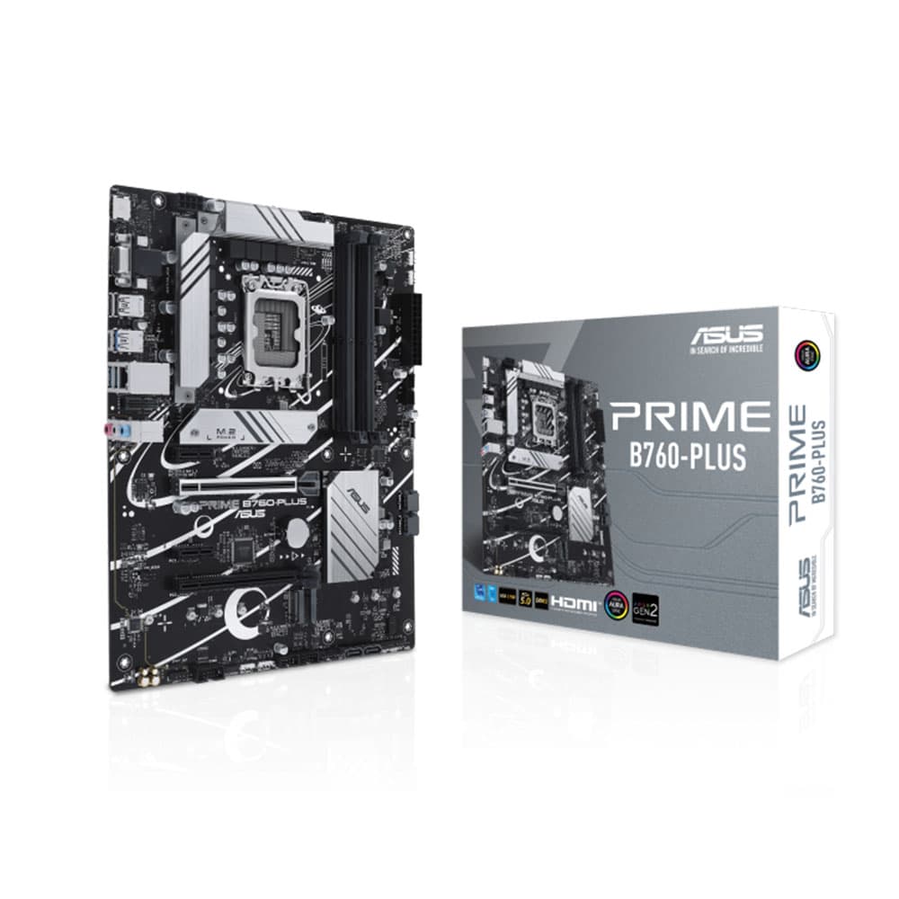 ASUS PRIME B760-PLUS Intel B760 LGA 1700 ATX Motherboard - 90MB1EF0-M1EAY0 - Image 1