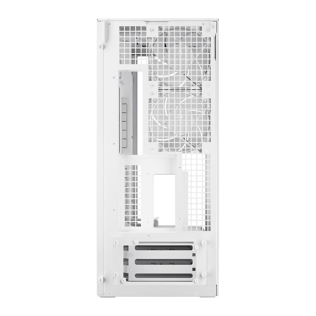 Arctic Xtender ARGB Tempered Glass w/ Vertical GPU Mount Mid Tower PC Case - White - Image 4