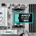 MSI B840M GAMING PLUS WIFI6E micro ATX AMD Socket AM5 Motherboard thumbnail 4