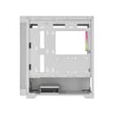 Vida Zephyr V2 Micro-ATX ARGB Tempered Glass Gaming PC Case - White thumbnail 4