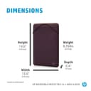 HP 2F1X4AA 14 Inch Reversible Protective Laptop Sleeve - Black thumbnail 4
