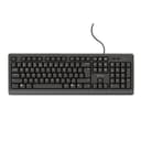 Trust TK-150 Universal USB QWERTY UK English Keyboard - Black thumbnail 1