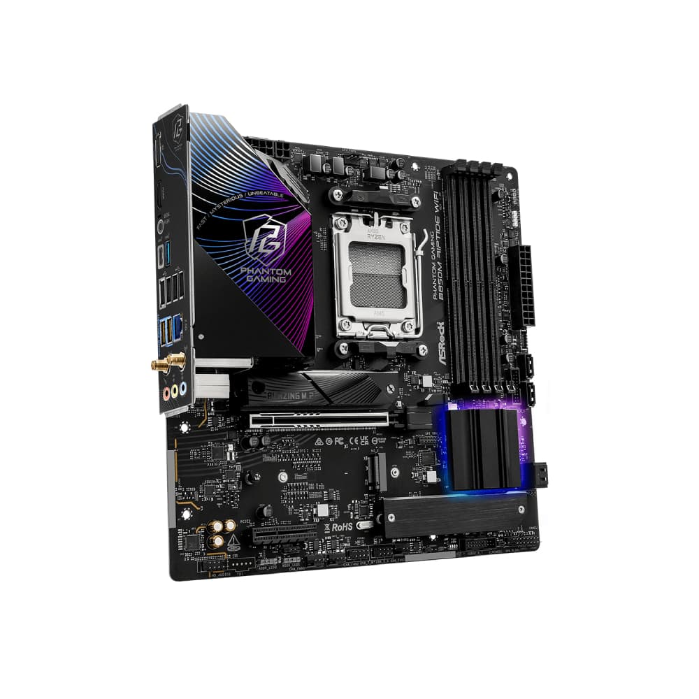 Asrock Phantom Gaming B850M Riptide WiFi Micro-ATX AMD Socket AM5 Motherboard - Image 5