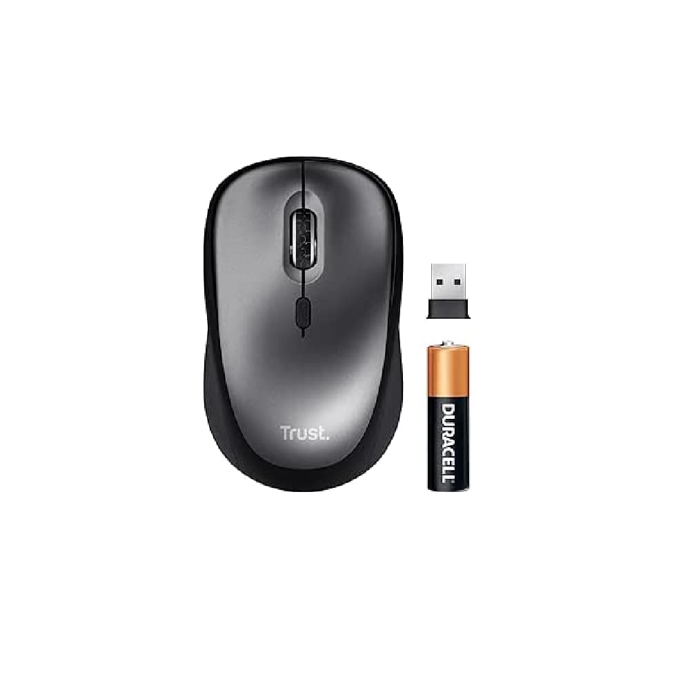 Trust TM-201 Right-hand 1600 DPI RF Wireless Optical Mouse - Black