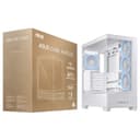 ASUS A31 PLUS TG ARGB Tempared Glass Mid Tower Gaming PC Case - White thumbnail 1