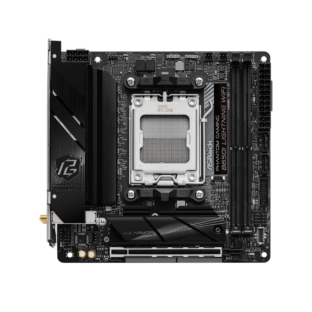 Asrock B650I Lightning WiFi DDR5 mini ITX AM5 Motherboard - Image 3
