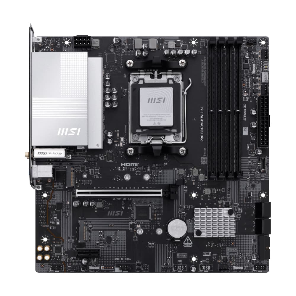 MSI PRO B840M-P WIFI6E micro ATX AMD Socket AM5 Motherboard - Image 4