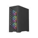 Vida Typhoon ATX ARGB Tempered Glass Gaming PC Case - Black thumbnail 7