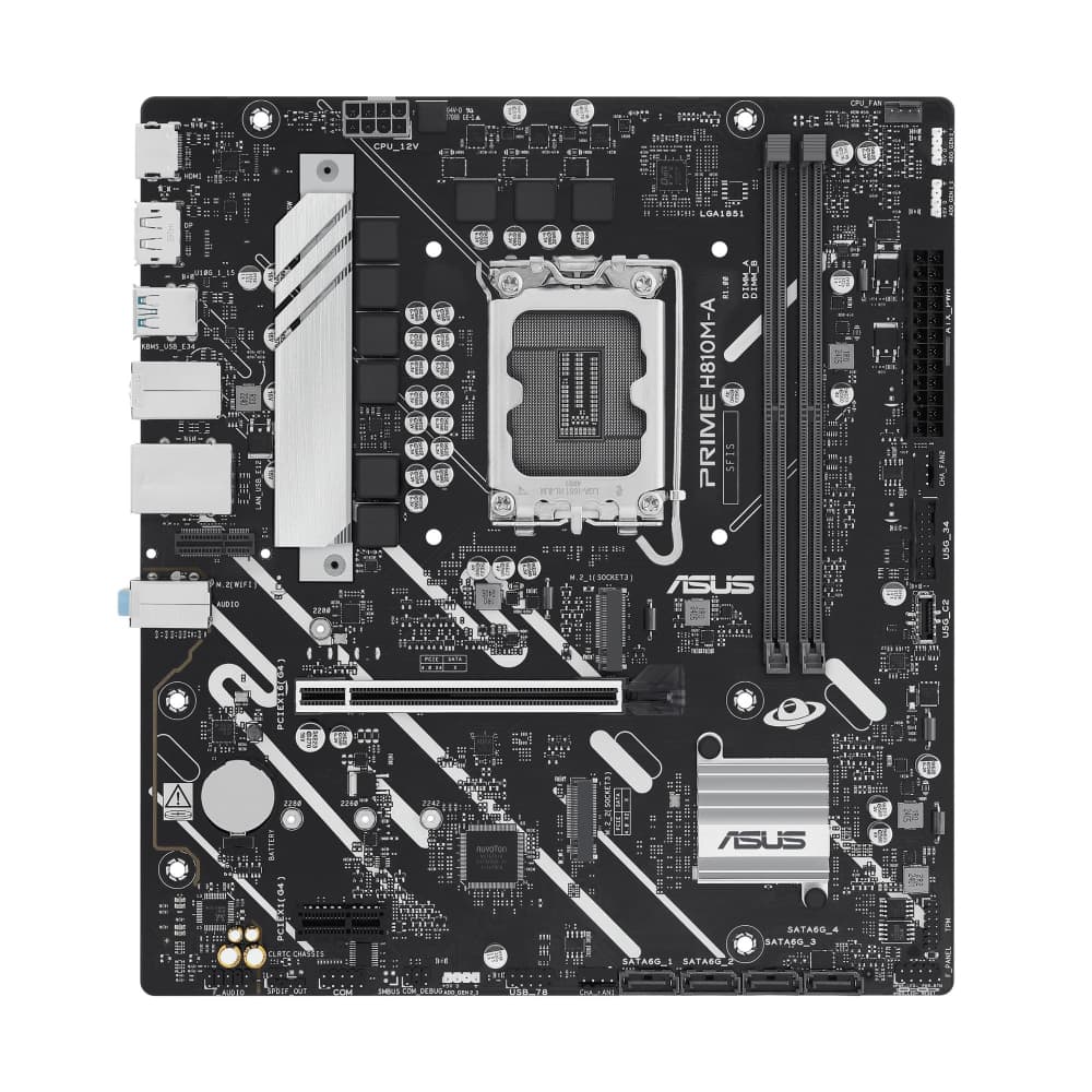 ASUS PRIME H810M-A-CSM  DDR5 micro ATX LGA 1851 Motherboard - Image 5