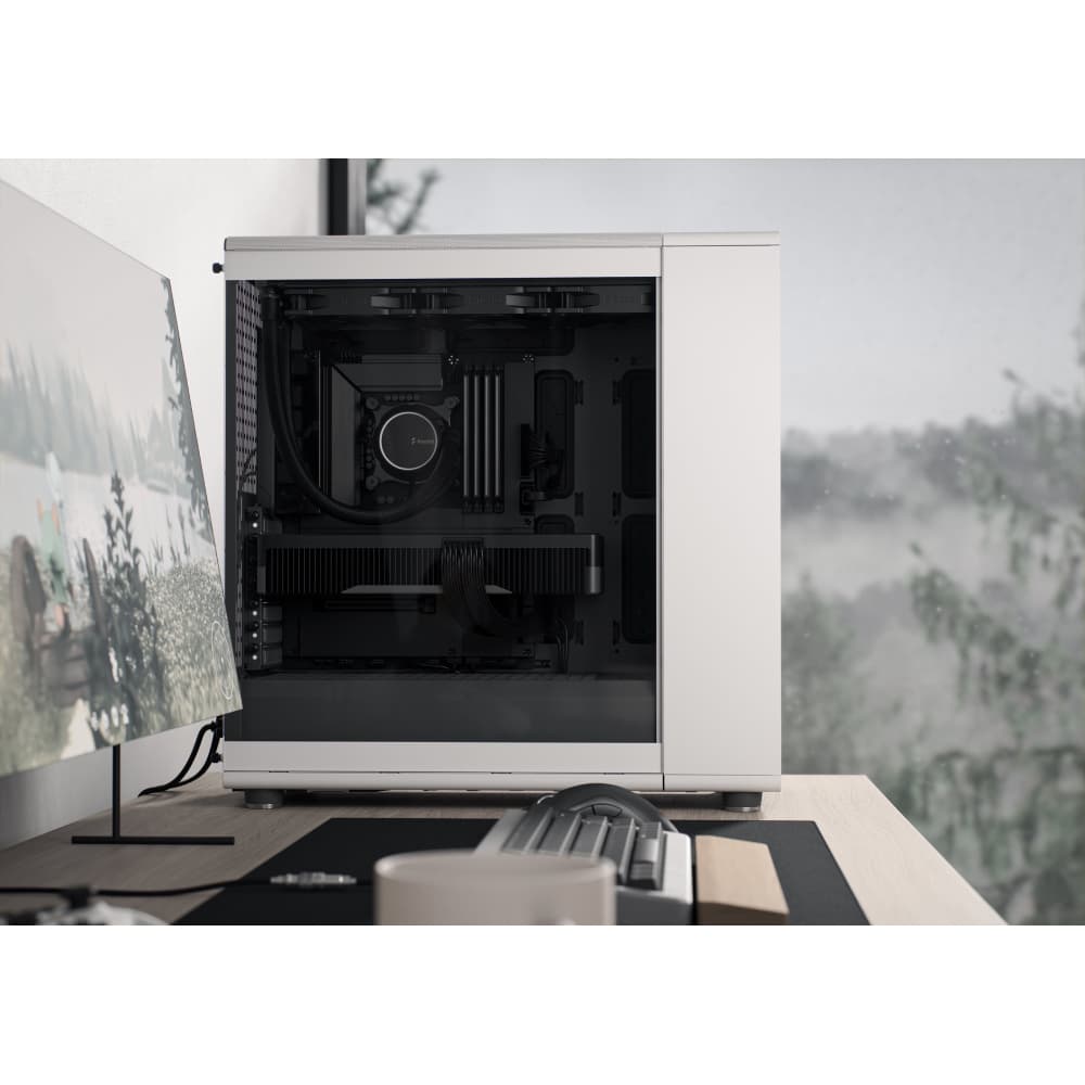 Fractal Design North XL Full Tower Tempered Glass PC Case Chalk White Clear Tint - Image 2