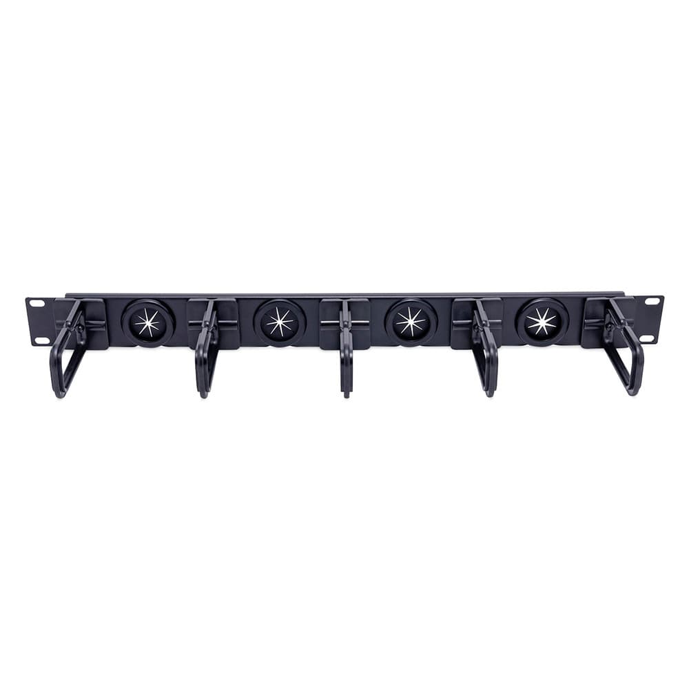StarTech CABLMANAGERH 1U Rack-Mountable Rack Cable Manager - Black - Image 2