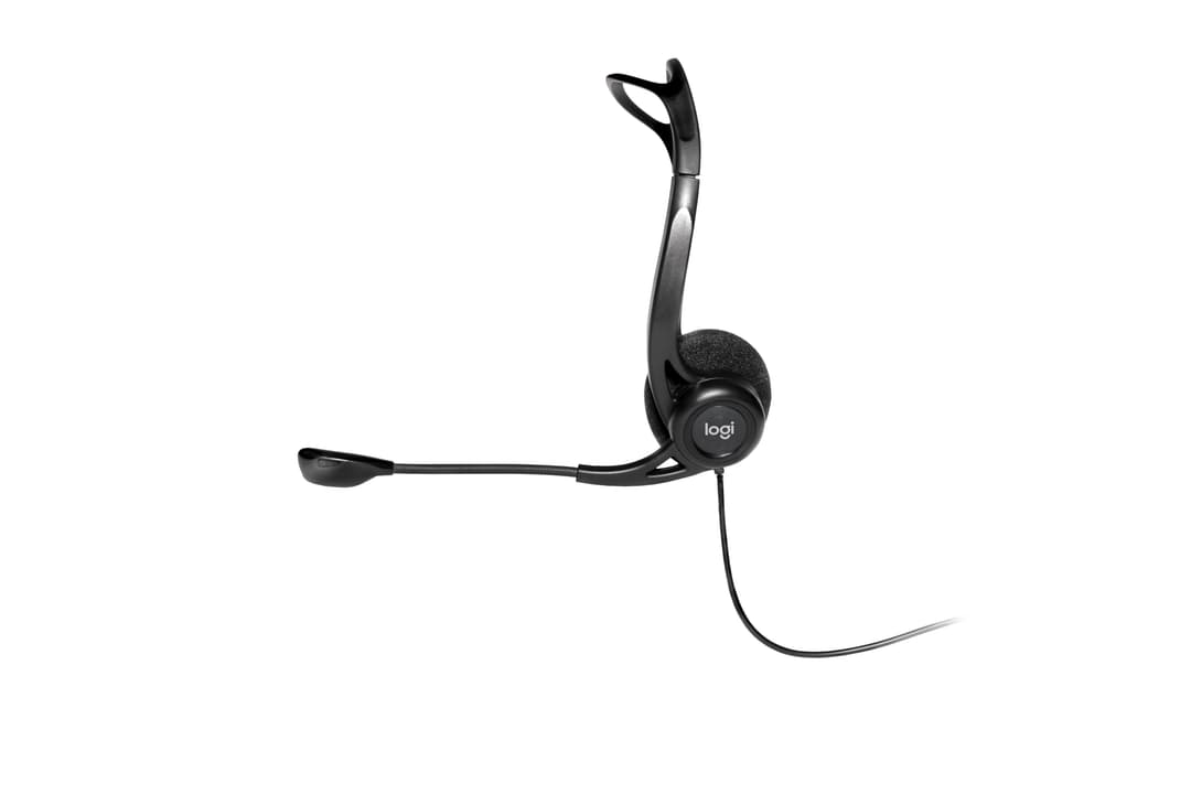 Logitech 960 Wired USB Headset Black - 981-000100 - Image 4