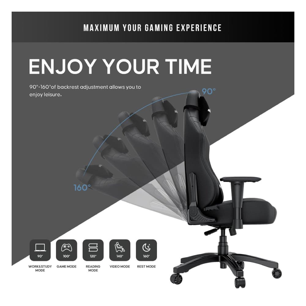 Anda seaT Luna Premium Large Gaming Chair  EU Version - Black - Image 5