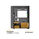 Vida Genesis Micro-ATX ARGB Tempered Glass Gaming PC Case - Black thumbnail 10