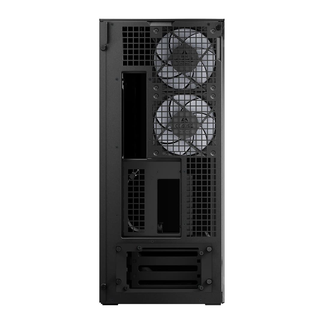 Arctic Xtender ARGB Tempered Glass w/ Vertical GPU Mount Mid Tower PC Case - Black - Image 4