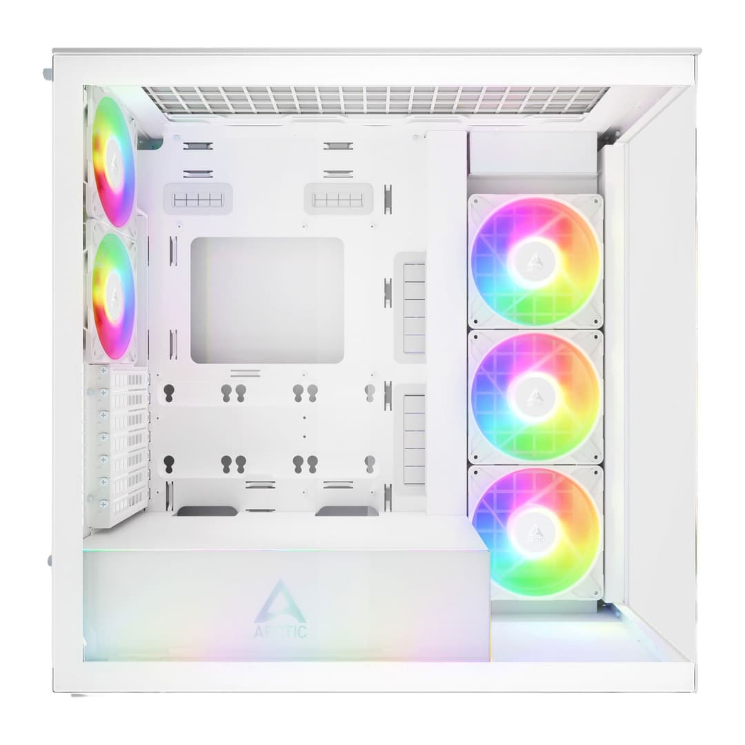Arctic Xtender ARGB Tempered Glass Mid Tower PC Case -White - Image 2