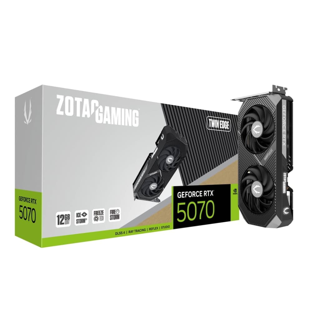 ZOTAC GAMING Geforce RTX 5070 Twin Edge SFF 12GB Graphics Card - Image 1