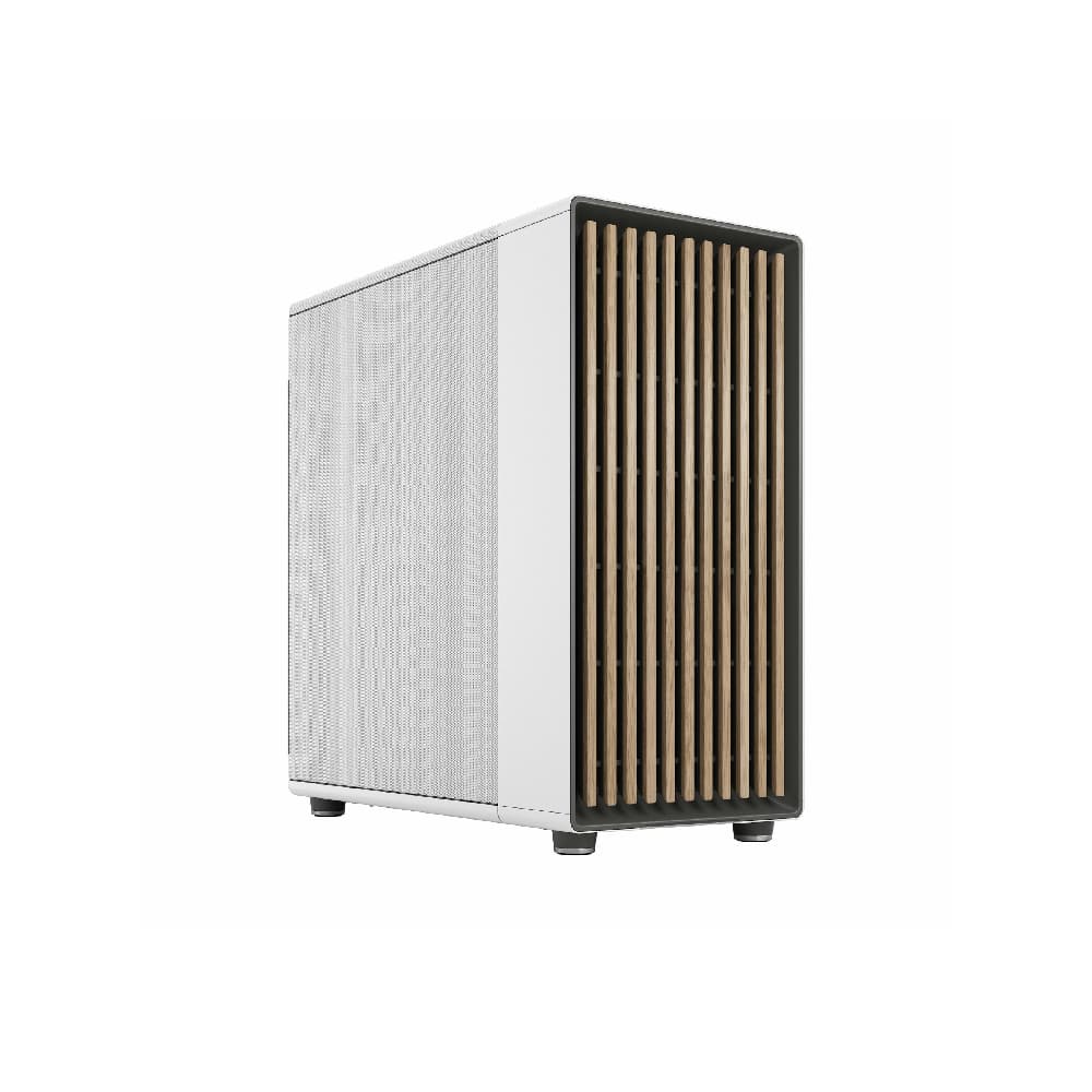 Fractal Design North XL Mesh Side Panel EATX Full Tower PC Case - Chalk White - Image 1