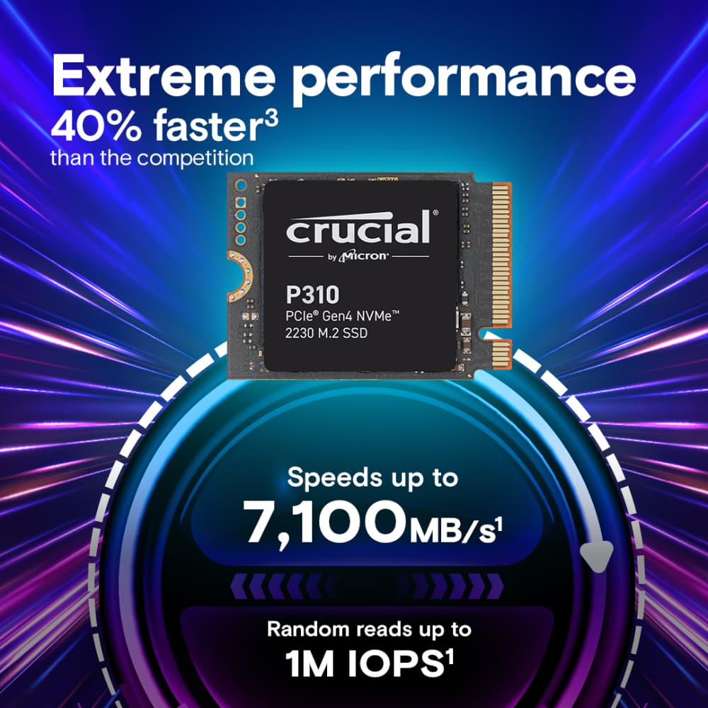 Crucial P310 2 TB M.2 NVMe 7100 MB/s Internal SSD - Image 4
