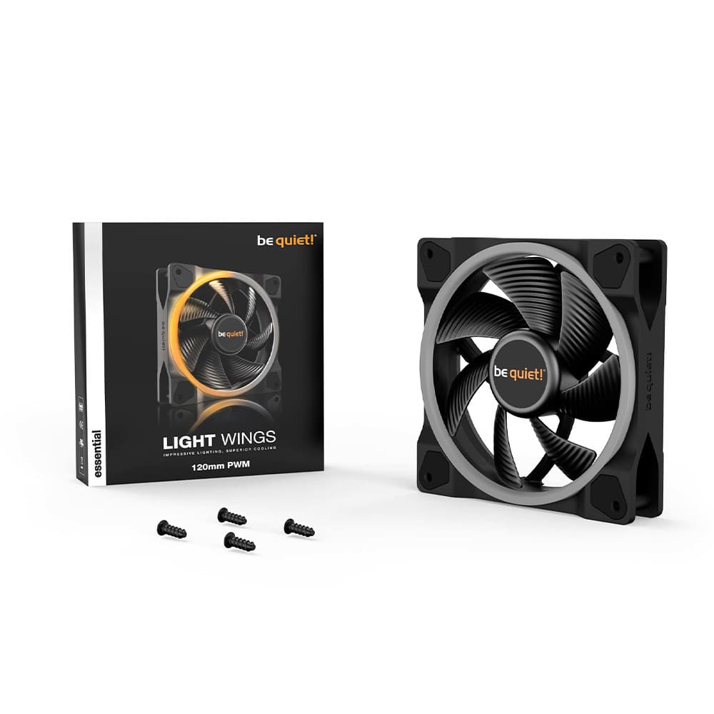 be quiet! Light Wings 120mm PWM-high-speed ARGB LED Lighting 4-pin PWM PC Fan - Image 3
