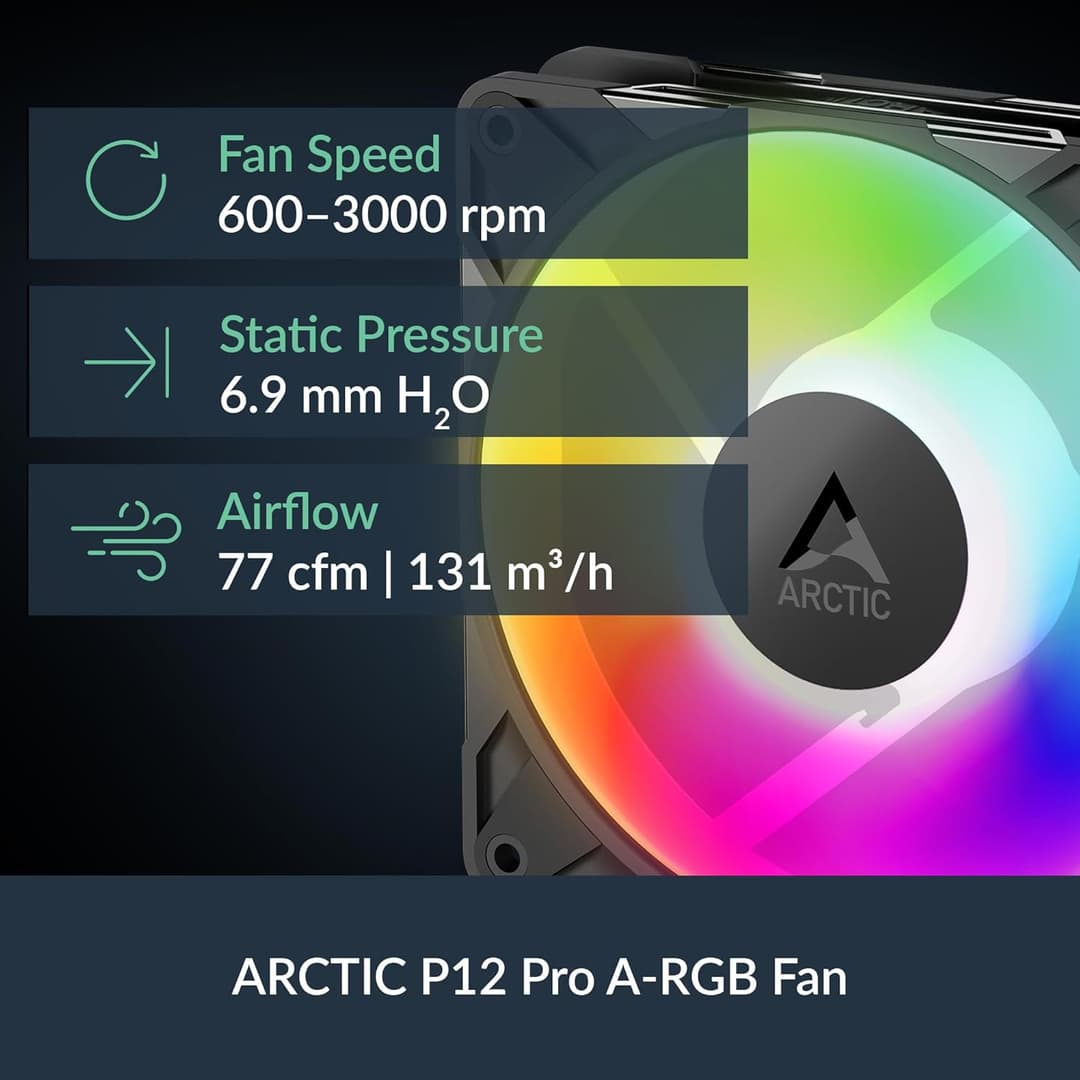 Arctic Liquid Freezer III Pro 360 ARGB Intel/AMD AIO Liquid Cooler - Black - Image 2