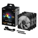 ASUS TUF Gaming TR120 ARGB Case Fan - Black 3-Pack thumbnail 1