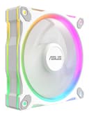 ASUS Prime MR120 ARGB 120mm Reverse PC Fan - White thumbnail 1