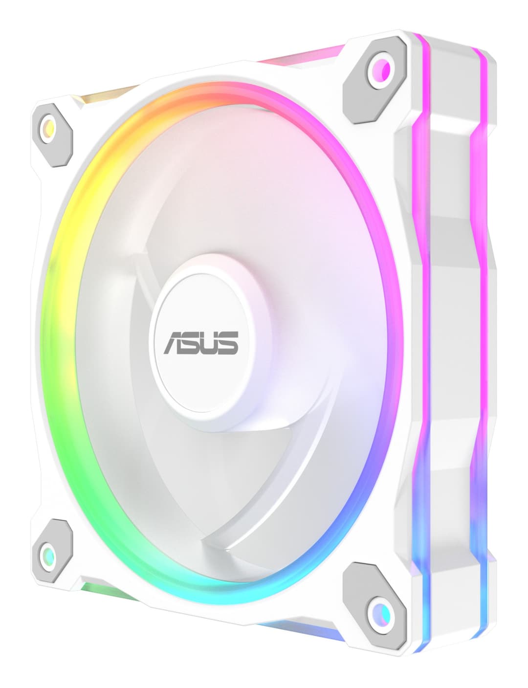 ASUS Prime MR120 ARGB 120mm Reverse PC Fan - White - Image 3