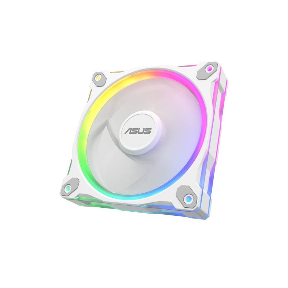 ASUS Prime MR120 ARGB 120mm Reverse PC Fan Triple Pack - White - Image 5