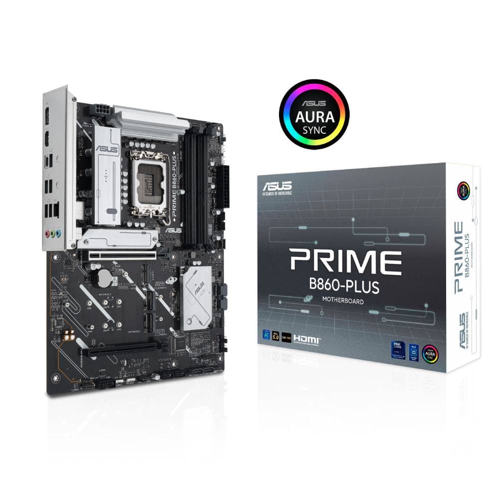 ASUS PRIME B860-PLUS-CSM Intel B860 LGA1851 ATX Motherboard - Image 1