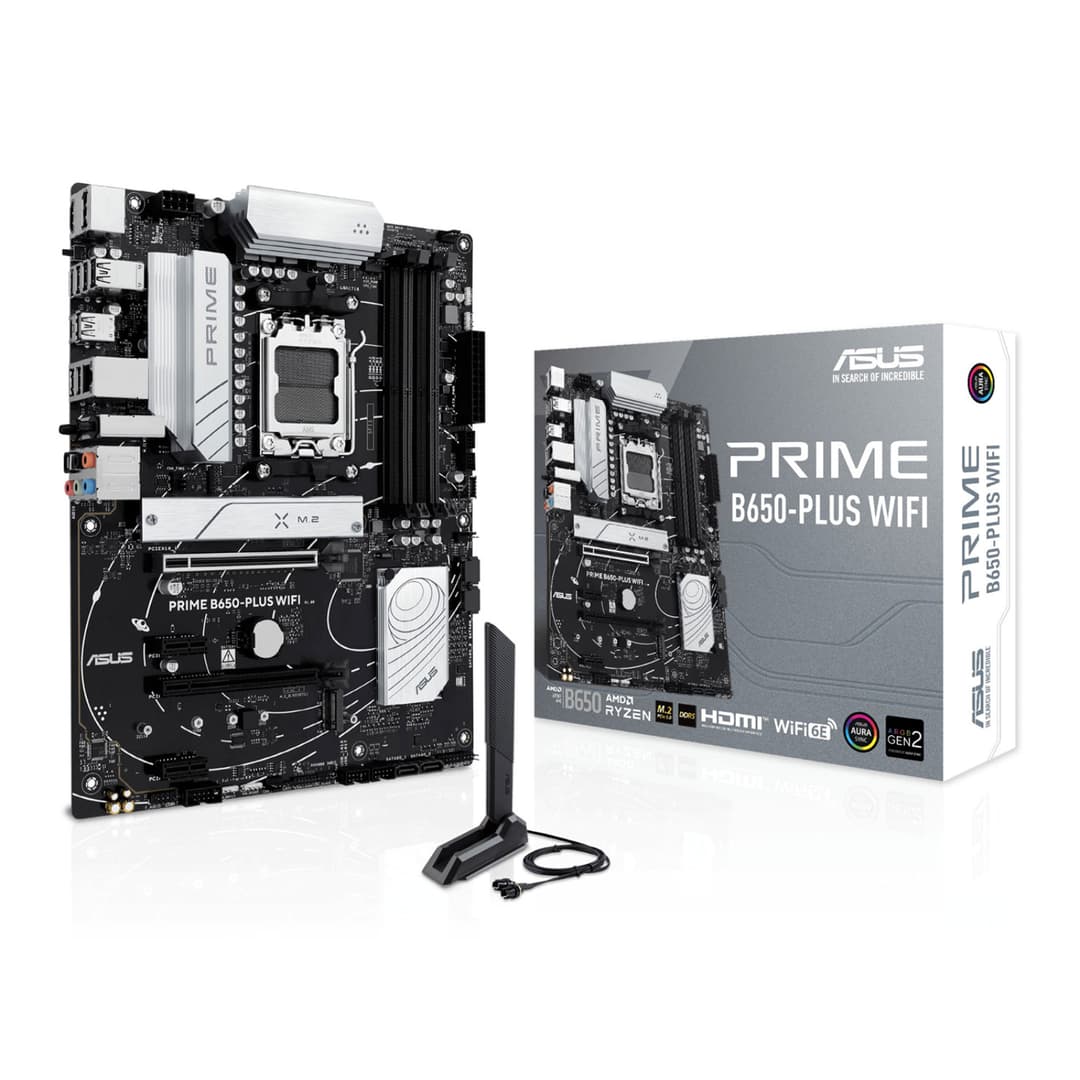 ASUS PRIME B650-PLUS WIFI ATX AMD Socket AM5 Motherboard - Image 1