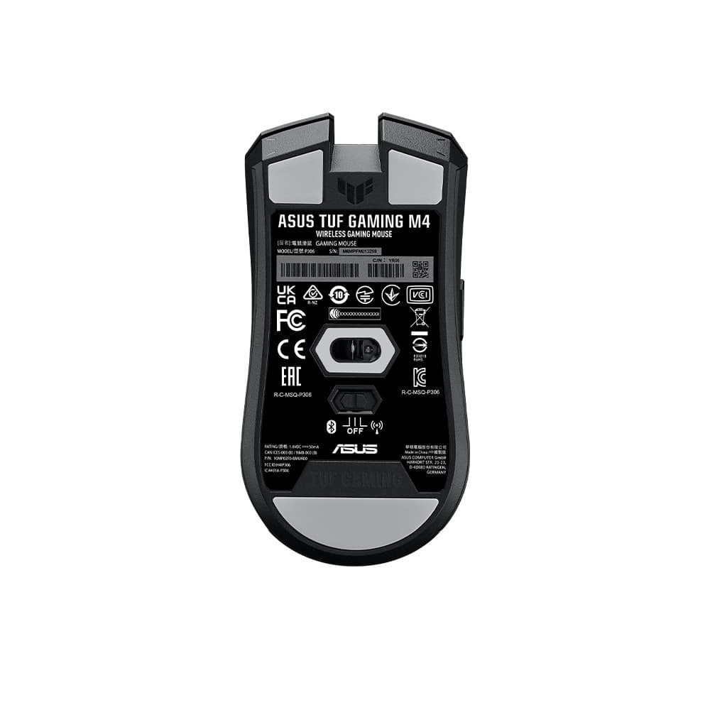 ASUS TUF Gaming M4 Wireless Mouse Right-hand RF Wireless+Bluetooth Optical 12000 DPI - 90MP02F0-BMUA00 - Image 6
