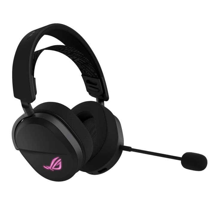 ASUS ROG Pelta Tri-Mode RGB Wired / Wireless Gaming Headset - Black - Image 1