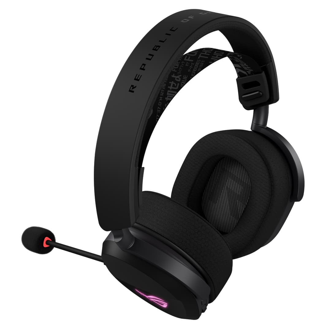 ASUS ROG Pelta Tri-Mode RGB Wired / Wireless Gaming Headset - Black - Image 6
