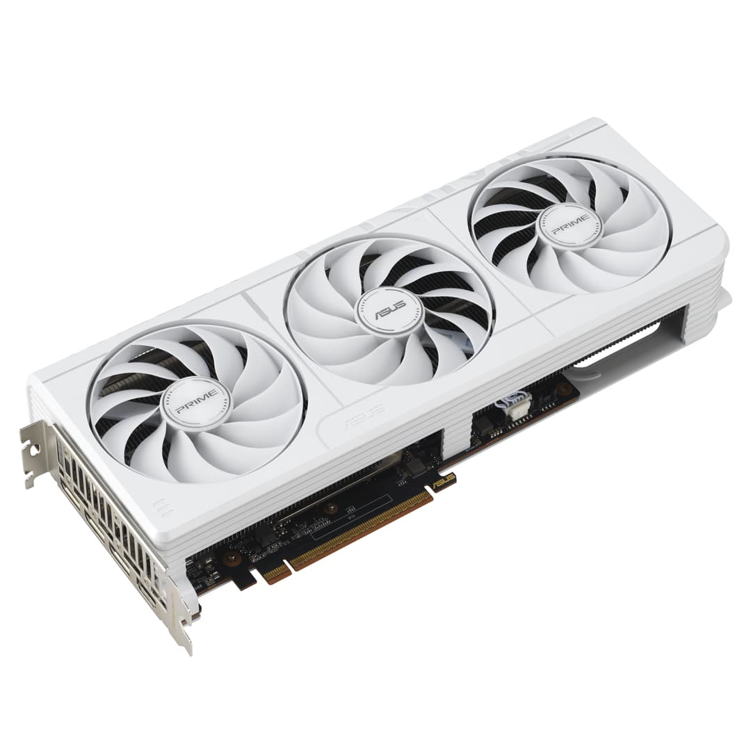 Asus Radeon RX 9070 XT Prime 16GB OC Graphics Card - White - Image 4
