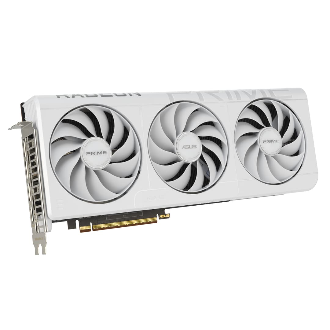 Asus Radeon RX 9070 XT Prime 16GB OC Graphics Card - White - Image 5