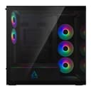 Arctic Xtender ARGB Mirror Tempered Glass Mid Tower PC Case - Black thumbnail 3