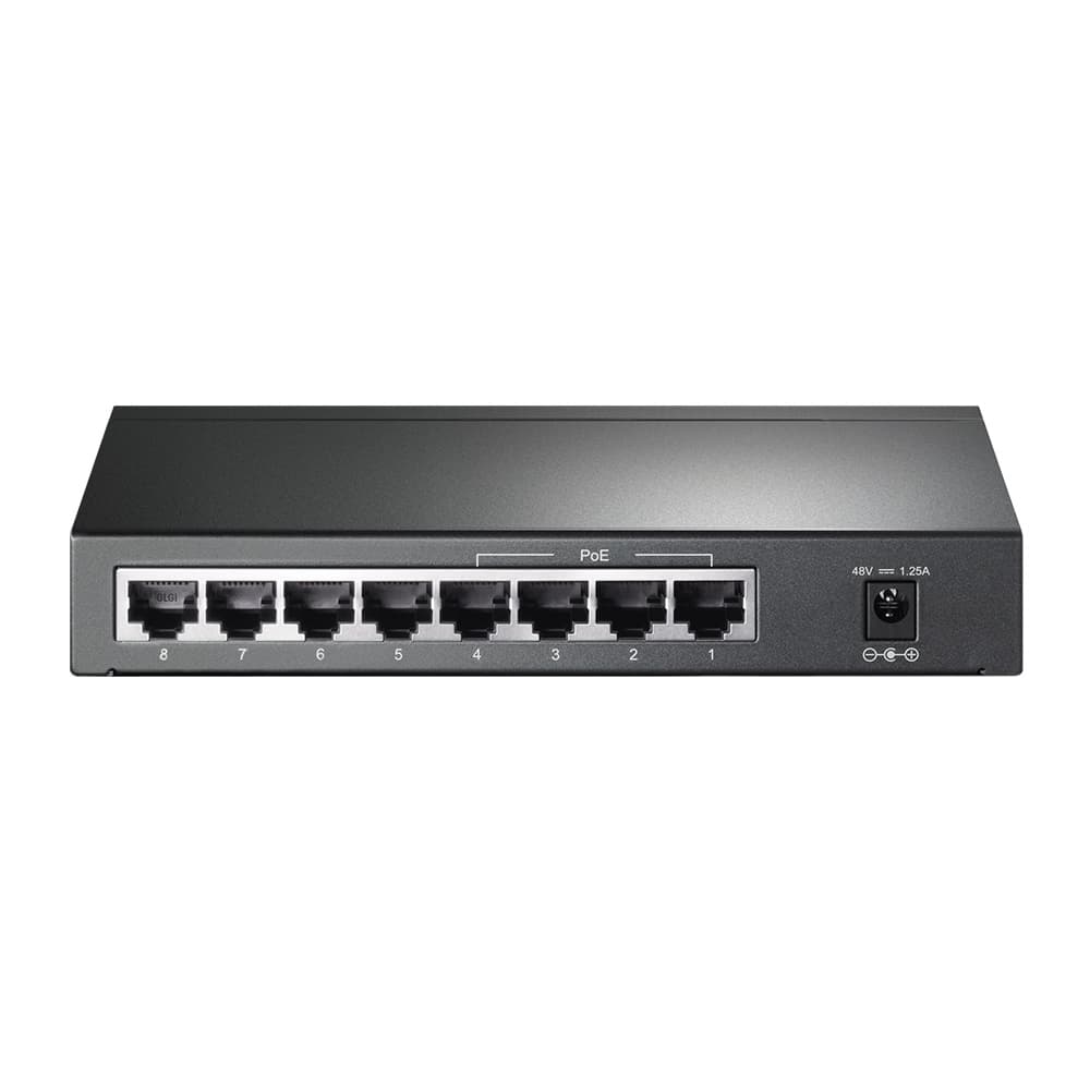 TP-LINK TL-SG1008P 16 Gbit/s Unmanaged 8 x Gigabit Ethernet RJ45 Network Switch - Image 3