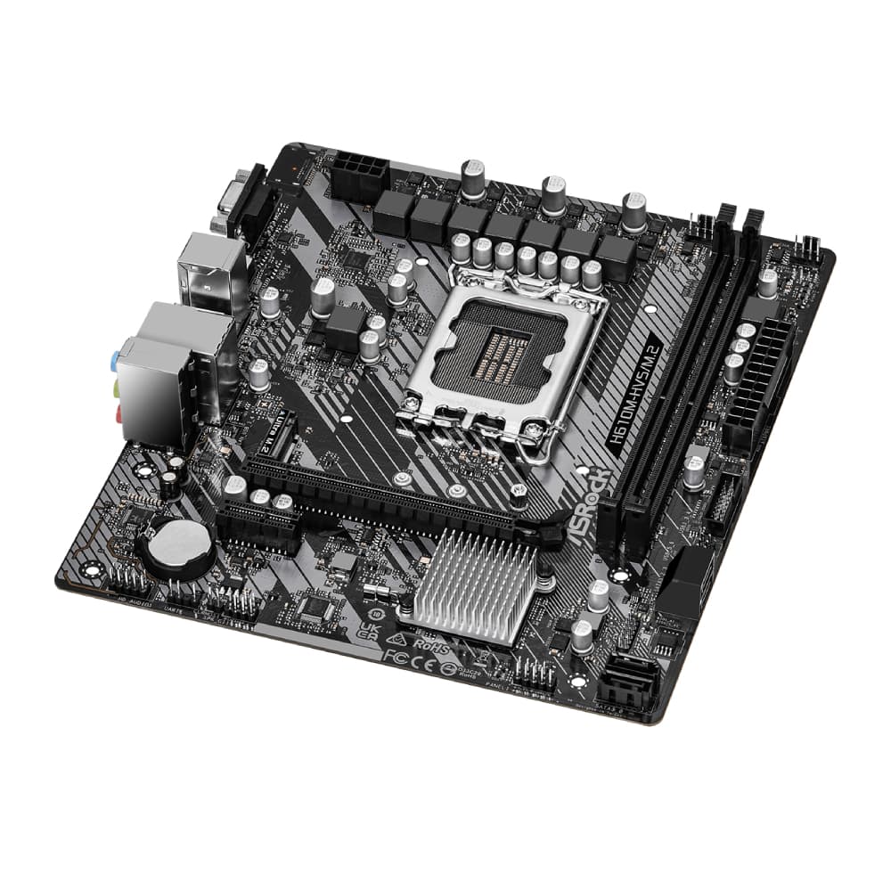 ASRock Intel H610M-HVS/M.2 R2.0 Micro-ATX Motherboard - Image 3