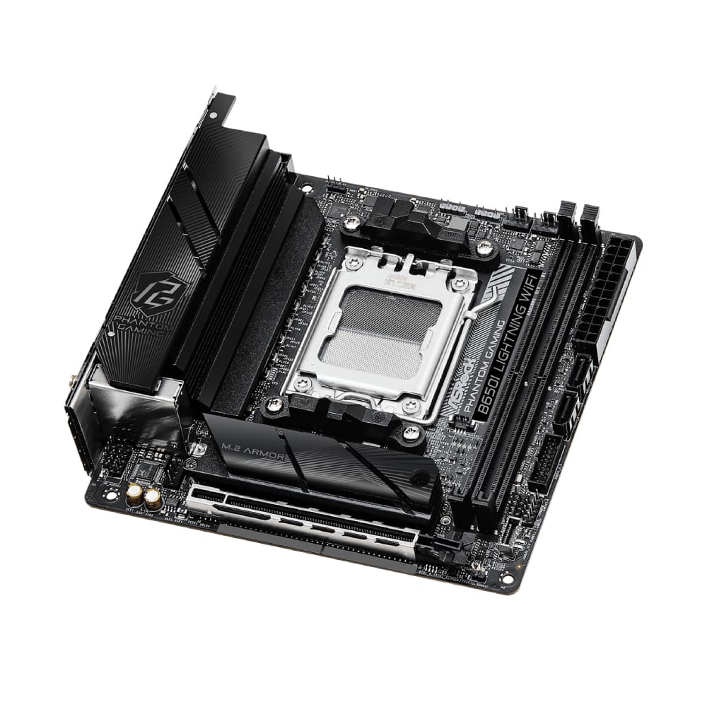 Asrock B650I Lightning WiFi DDR5 mini ITX AM5 Motherboard - Image 4